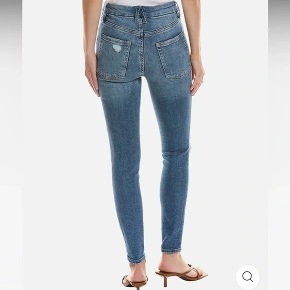 Good American Good Waist Indigo Skinny Leg Jean - Picture 2 of 5